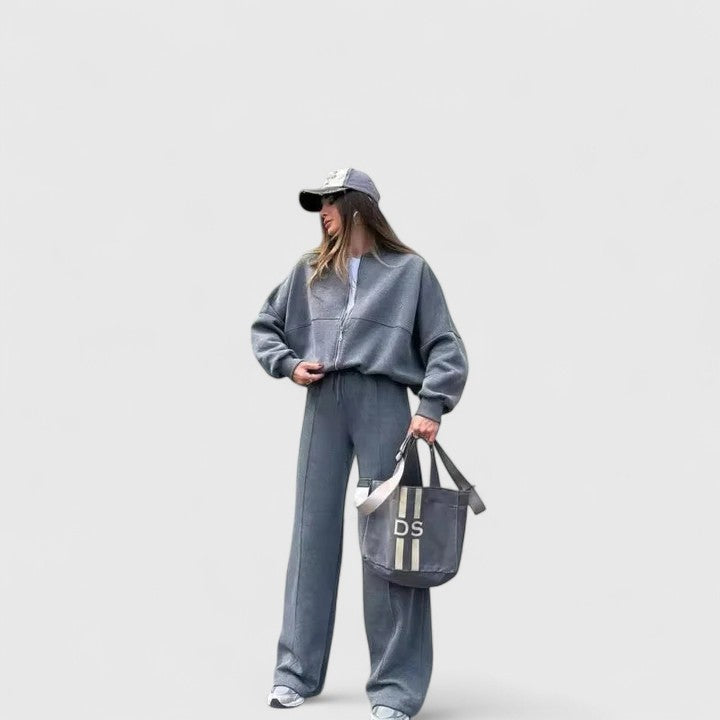 Comfortable Knit Jumper and Trousers Set for Casual Everyday Wear
