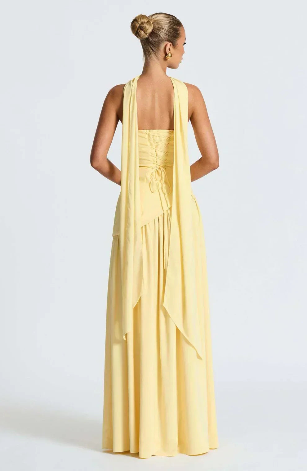 Strapless Matte Maxi Dress Women UK – Sculpted Gown, Formal Occasion Evening