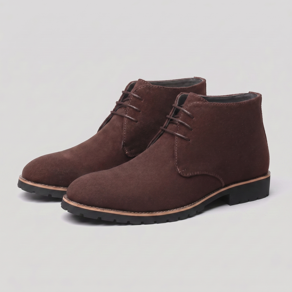 Leather Ankle Boots for Men - Stylish Casual Footwear for Everyday Wear