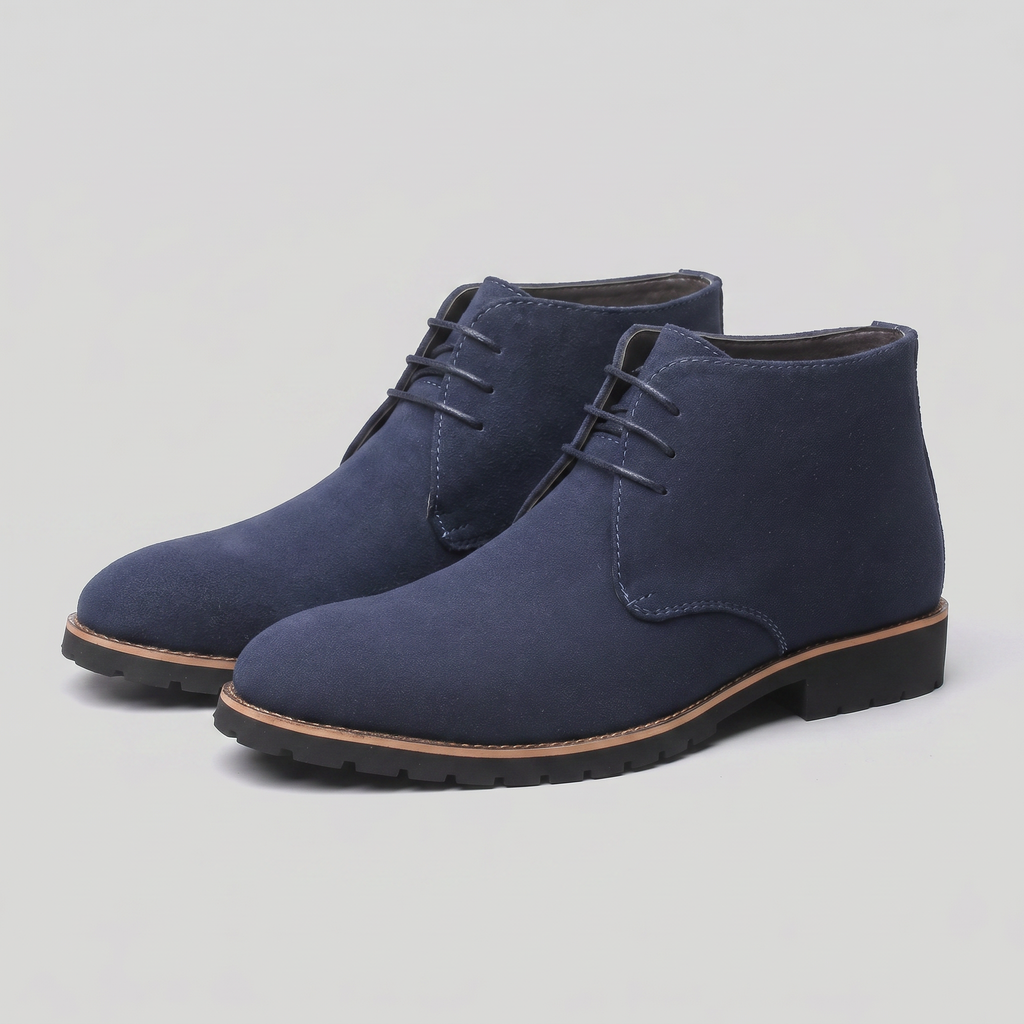 Leather Ankle Boots for Men - Stylish Casual Footwear for Everyday Wear