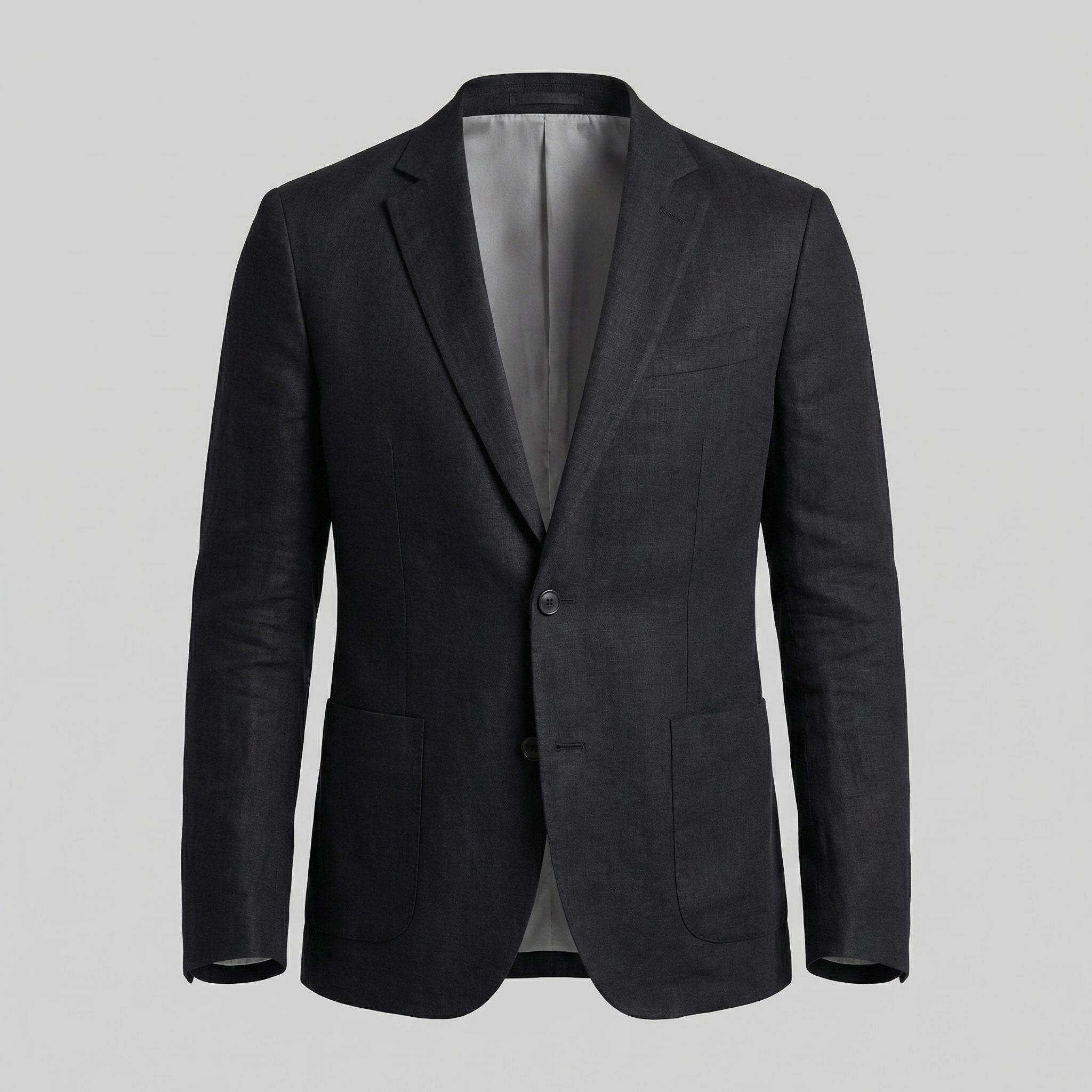 Linen Blazer Jacket for Men - Lightweight Casual Suiting for Summer Events