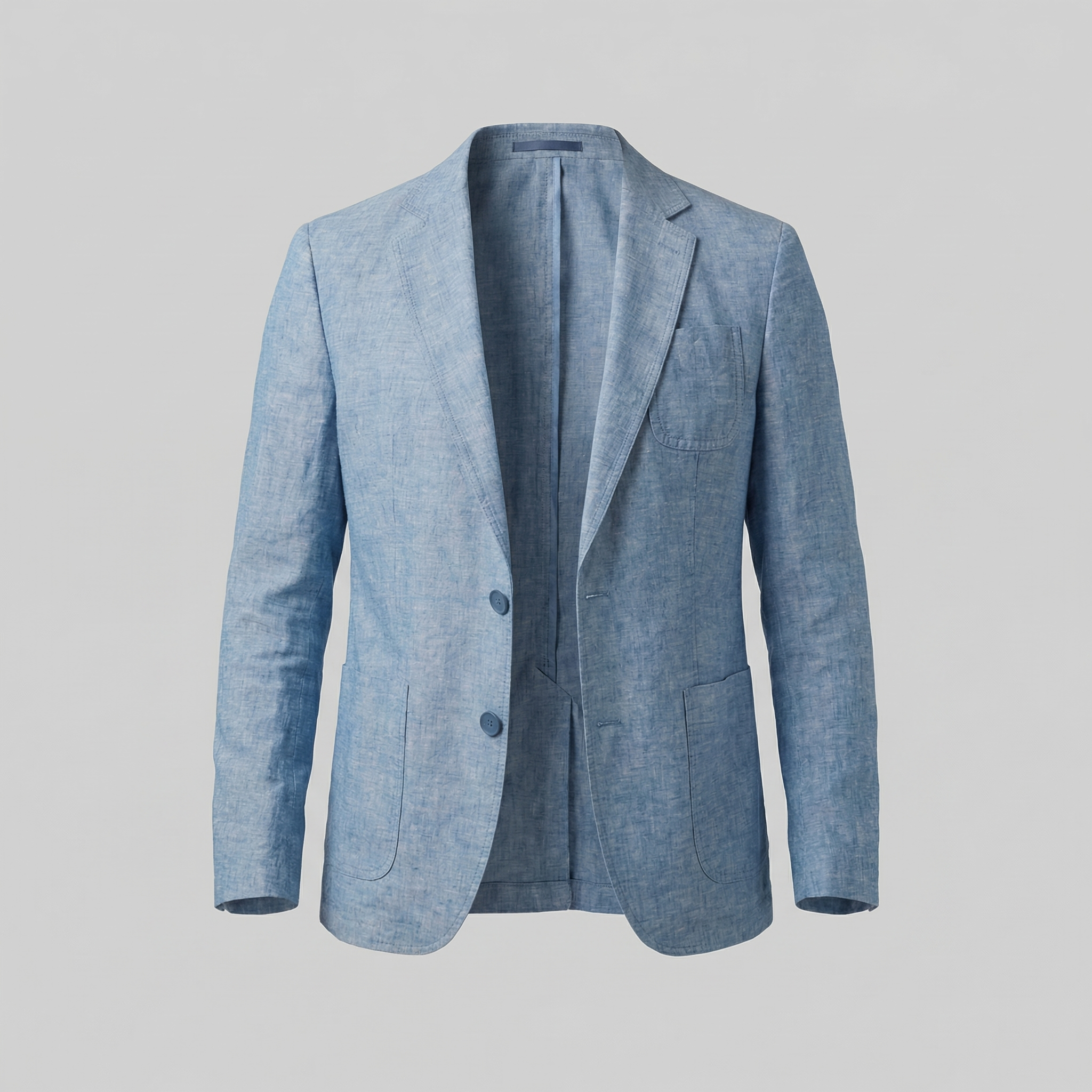 Linen Blazer Jacket for Men - Lightweight Casual Suiting for Summer Events