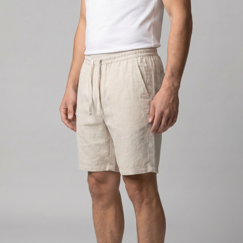 Linen Casual Shorts for Men - Lightweight Summer Wear for Everyday Comfort