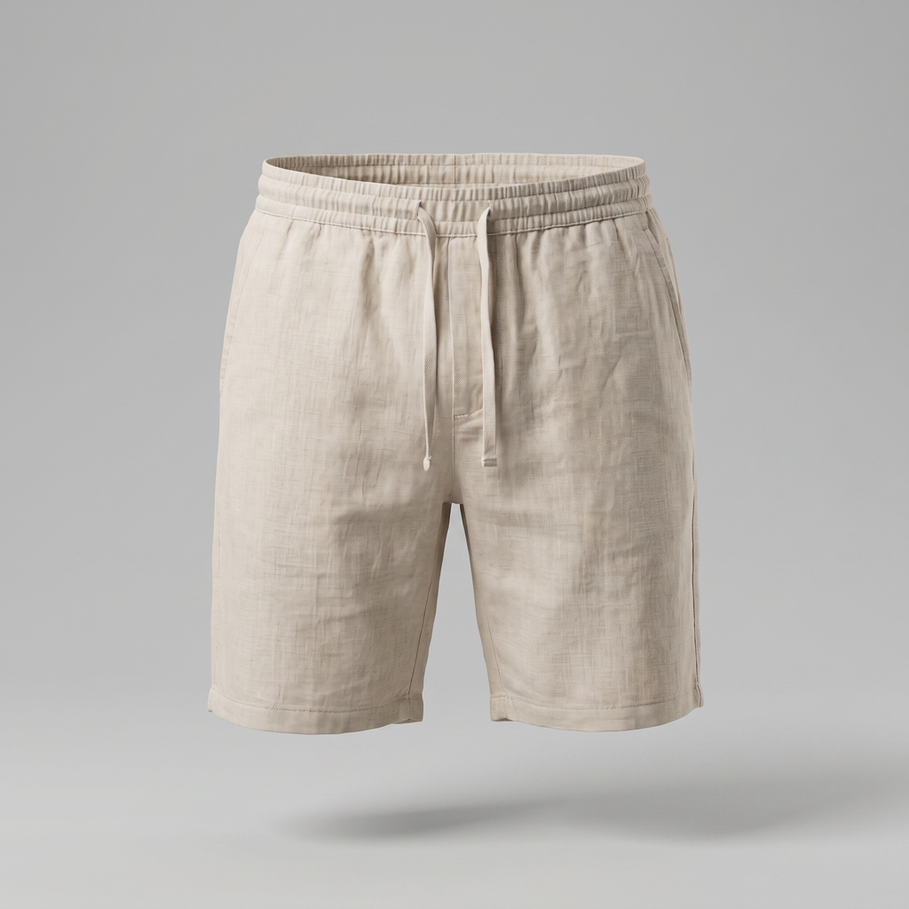 Linen Casual Shorts for Men - Lightweight Summer Wear for Everyday Comfort