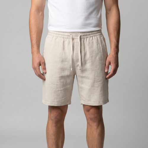Linen Casual Shorts for Men - Lightweight Summer Wear for Everyday Comfort