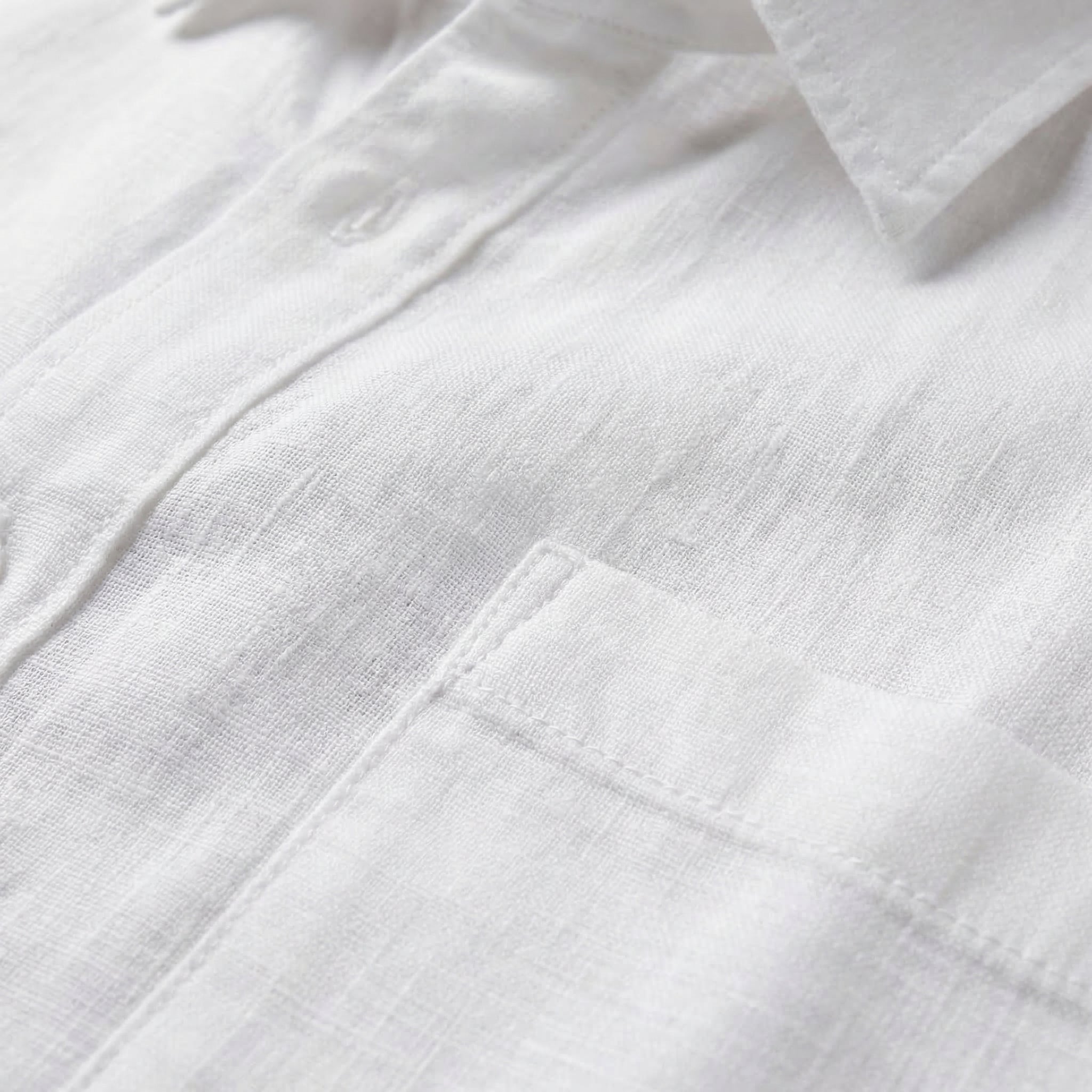 Linen Short Sleeve Shirt for Men - Casual Summer Wear in Lightweight Fabric