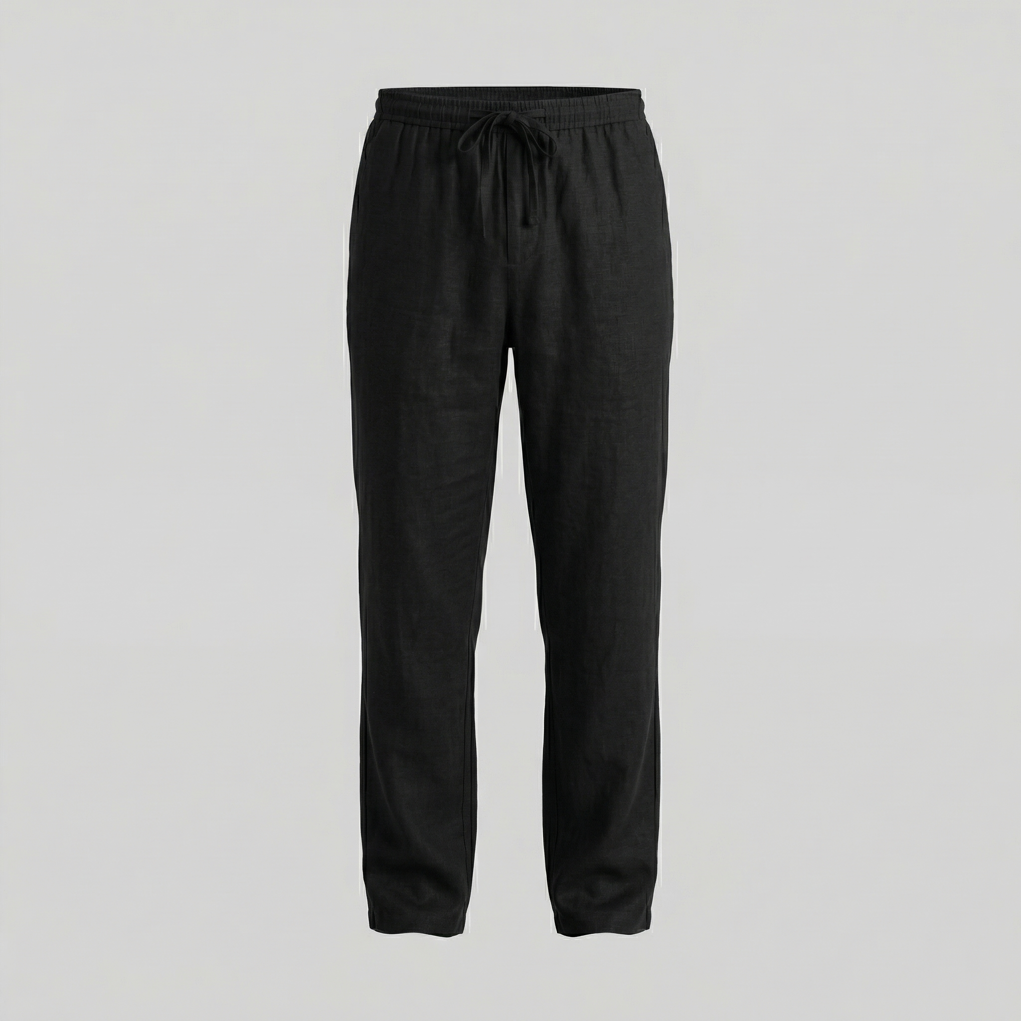 Linen Slim Fit Trousers for Men - Lightweight Casual Wear Pants