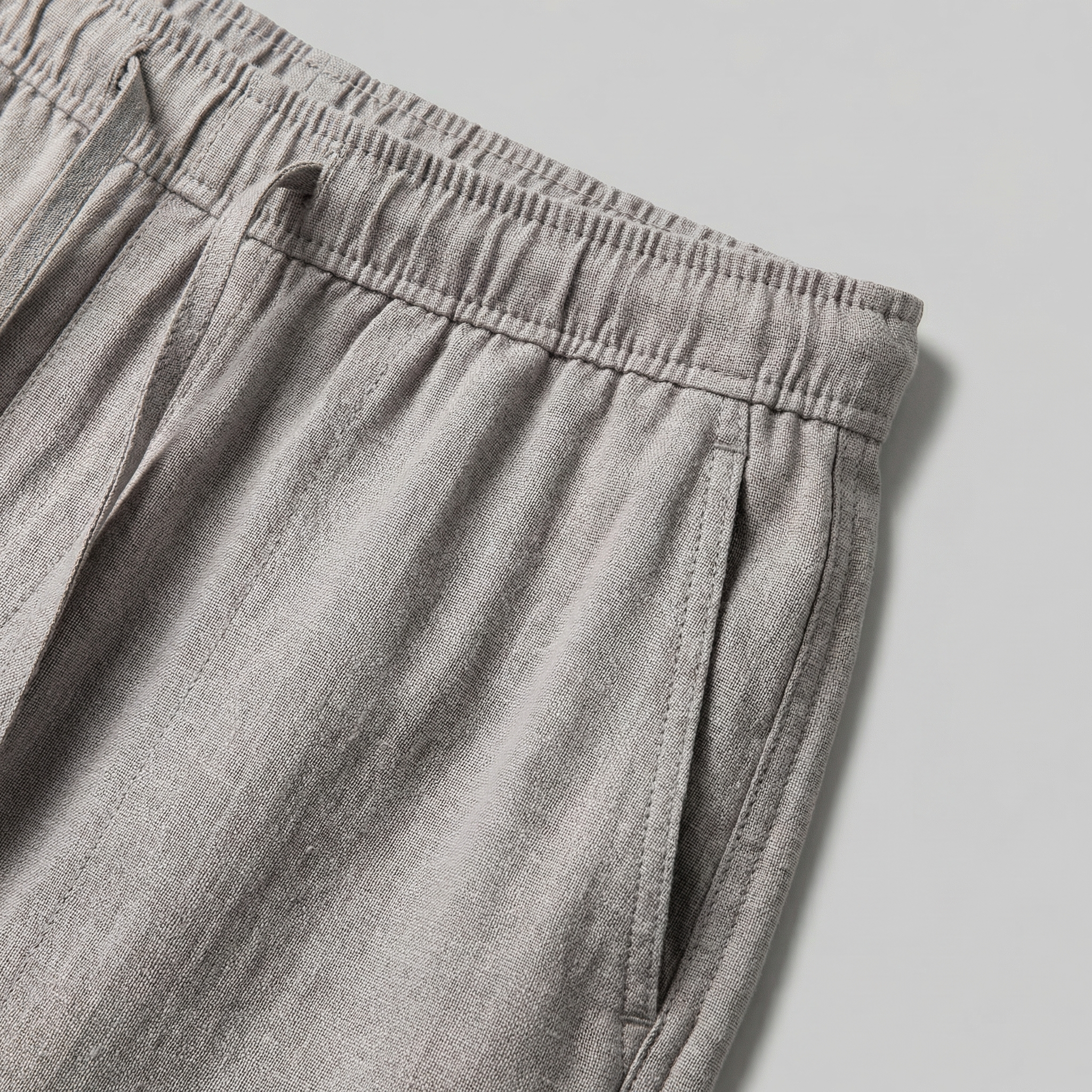 Linen Slim Fit Trousers for Men - Lightweight Casual Wear Pants