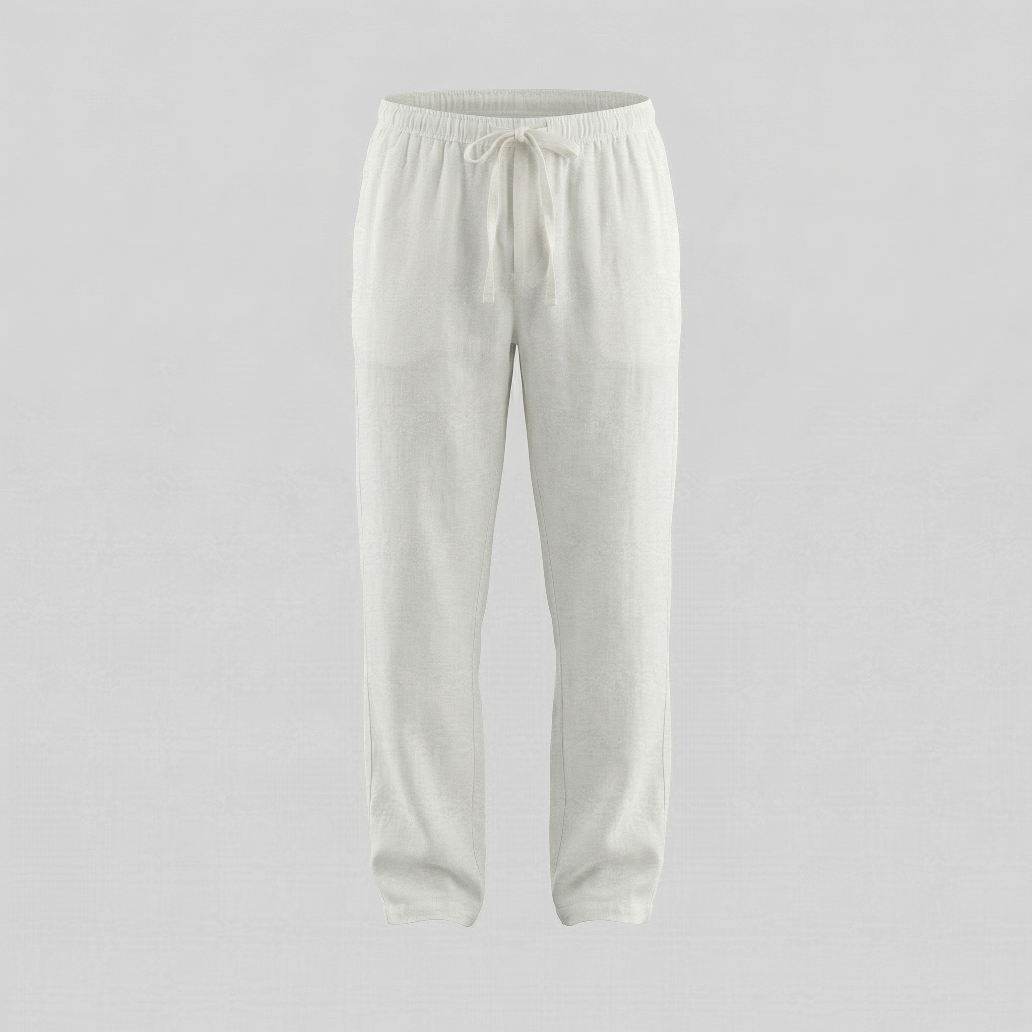 Linen Slim Fit Trousers for Men - Lightweight Casual Wear Pants