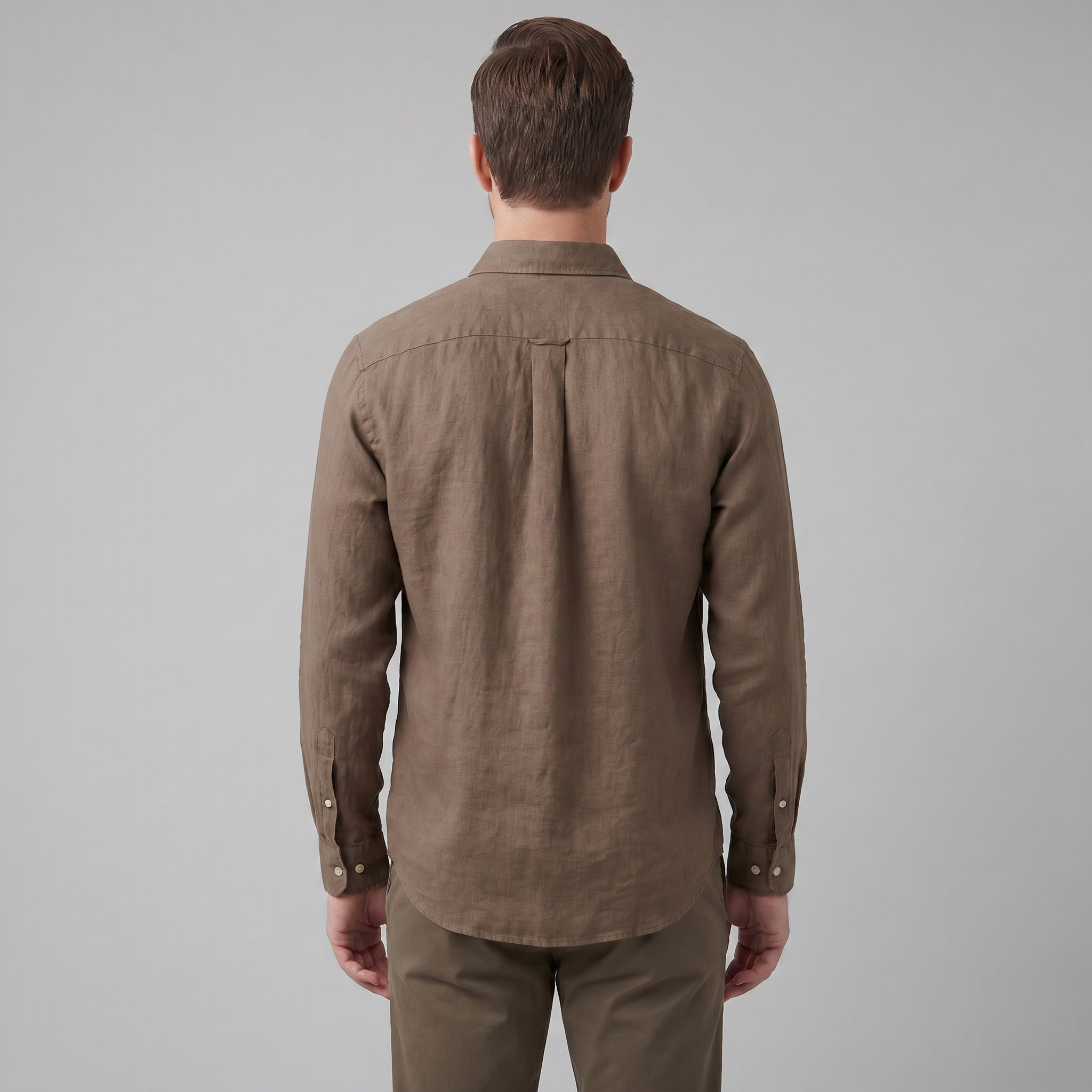 Linen Summer Shirt for Men - Lightweight Casual Short Sleeve Top