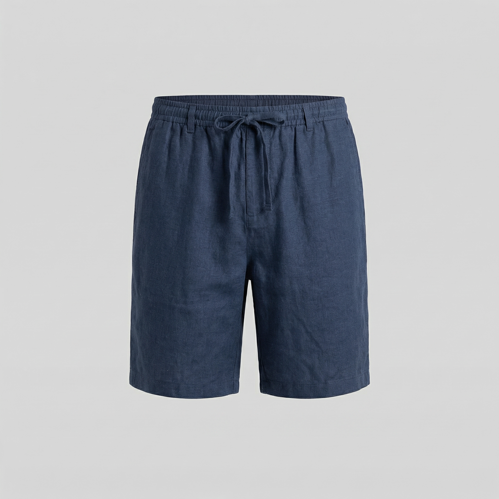 Linen Summer Shorts for Men - Lightweight Casual Wear for Warm Weather