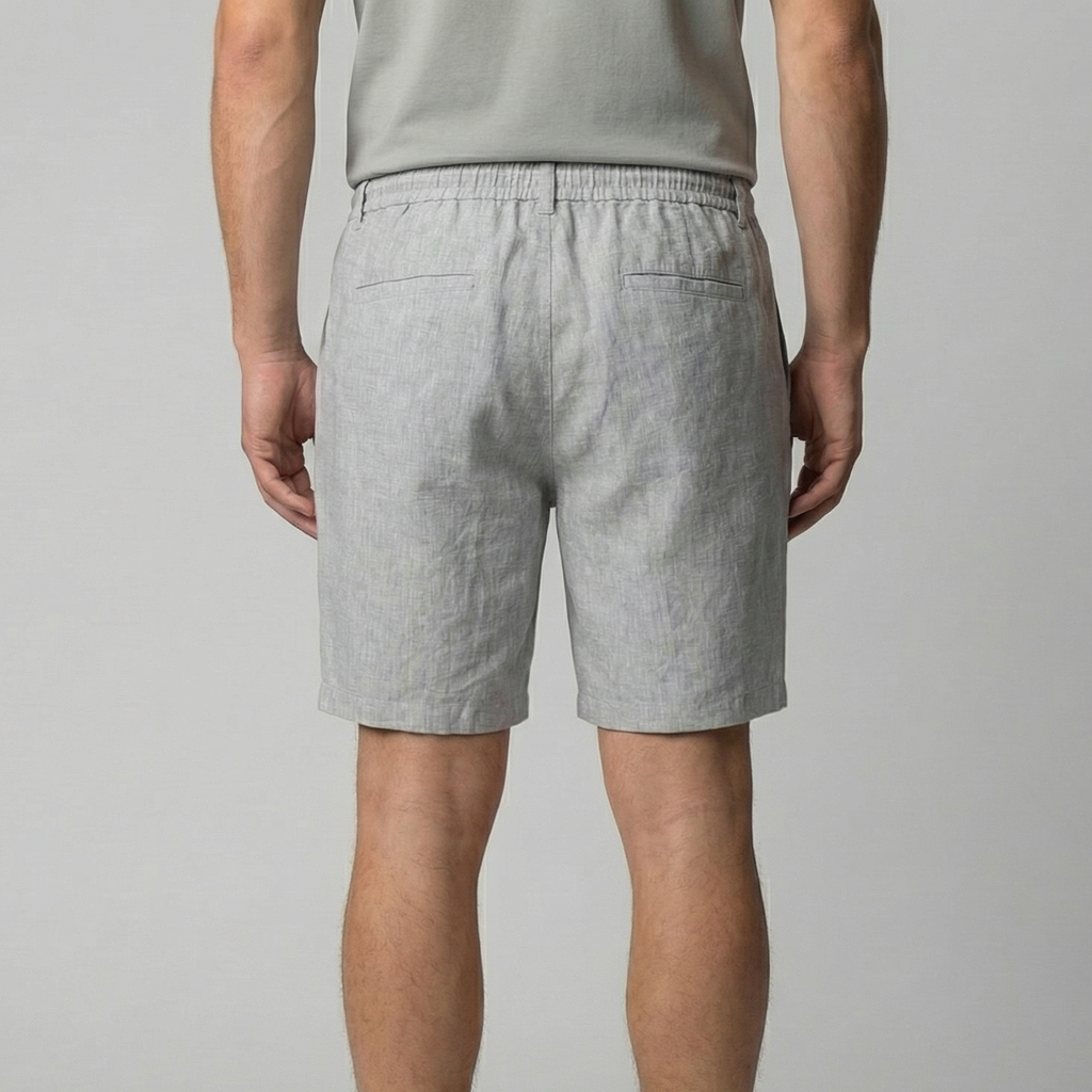 Linen Summer Shorts for Men - Lightweight Casual Wear for Warm Weather