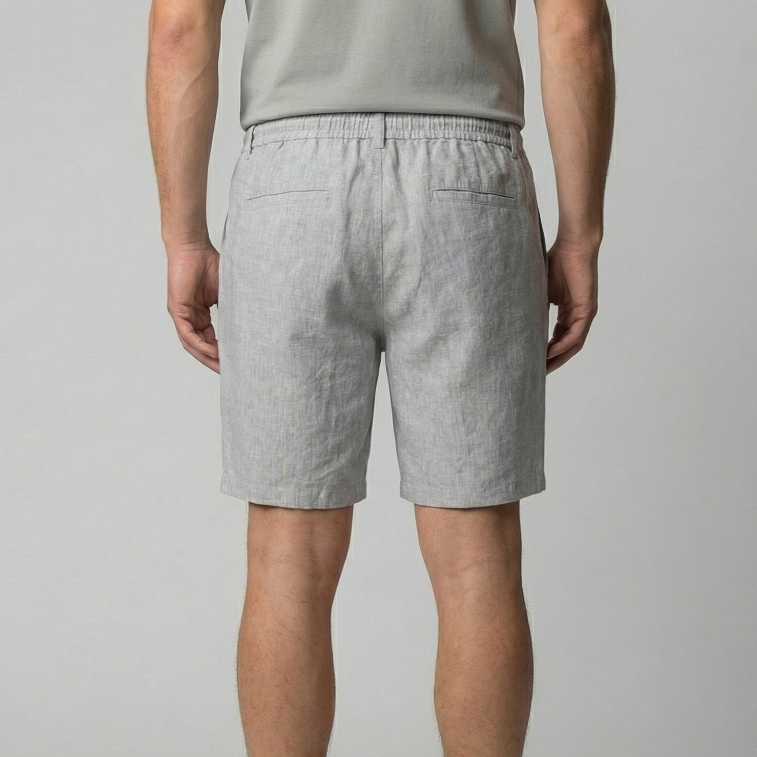 Linen Summer Shorts for Men - Lightweight Casual Wear for Warm Weather