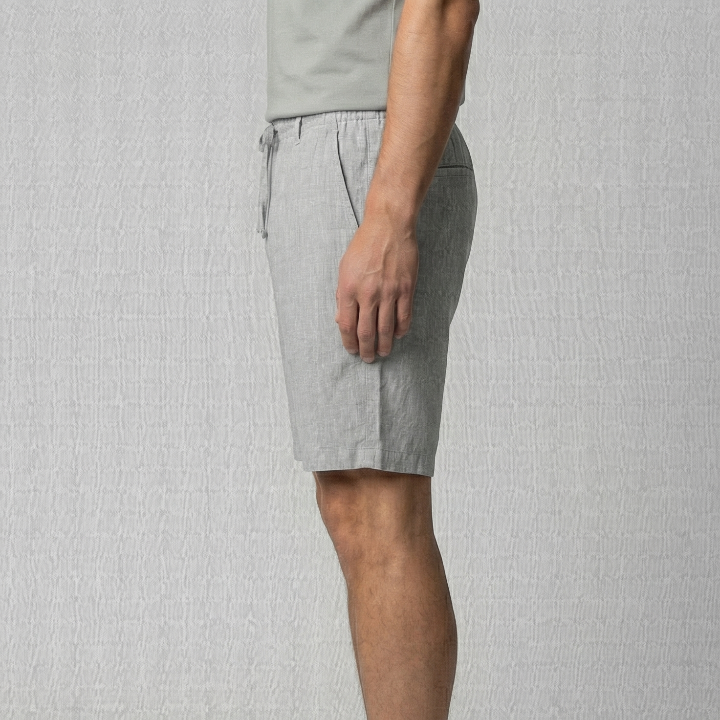 Linen Summer Shorts for Men - Lightweight Casual Wear for Warm Weather