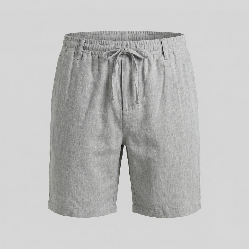 Linen Summer Shorts for Men - Lightweight Casual Wear for Warm Weather