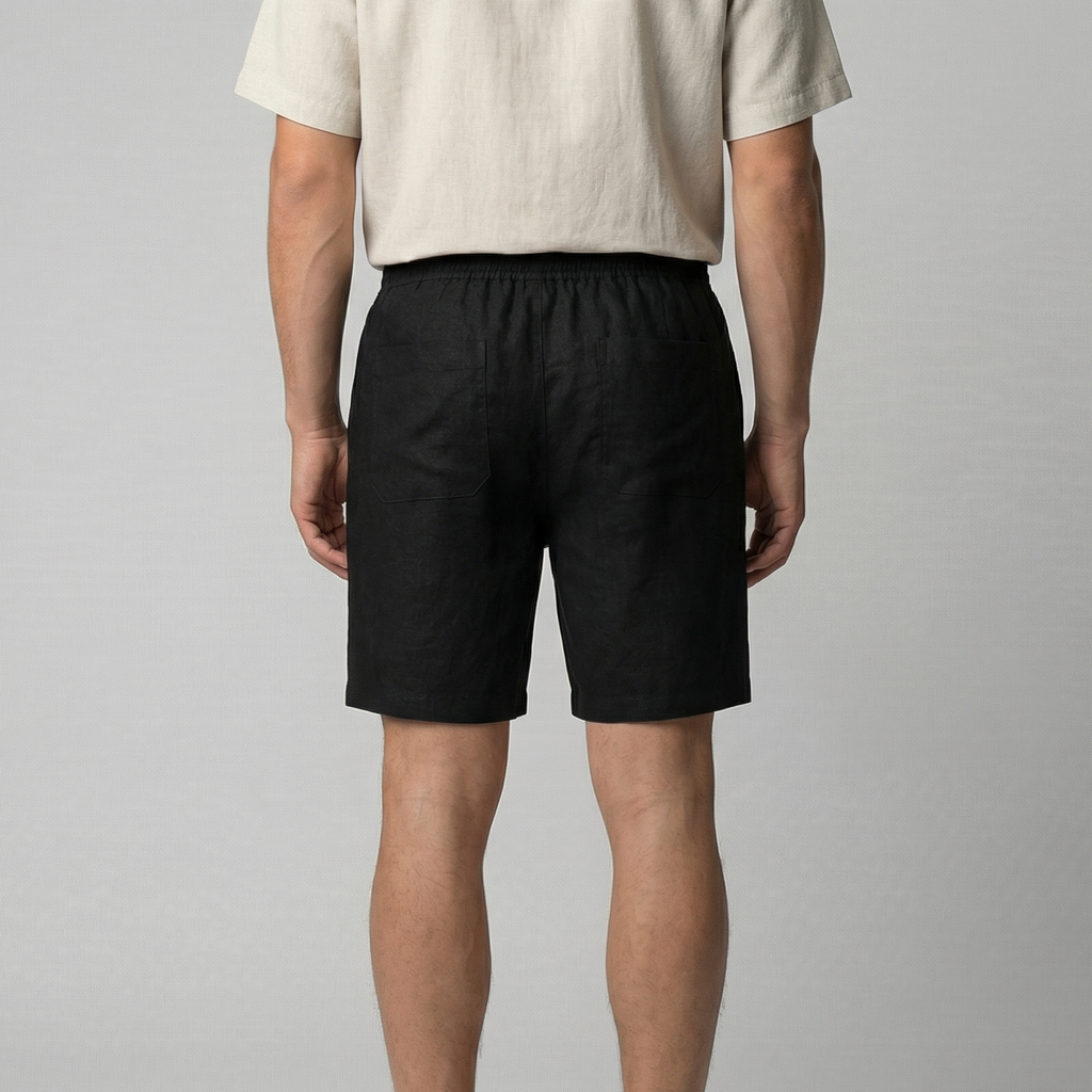 Linen Summer Shorts for Men - Lightweight Casual Wear for Warm Weather