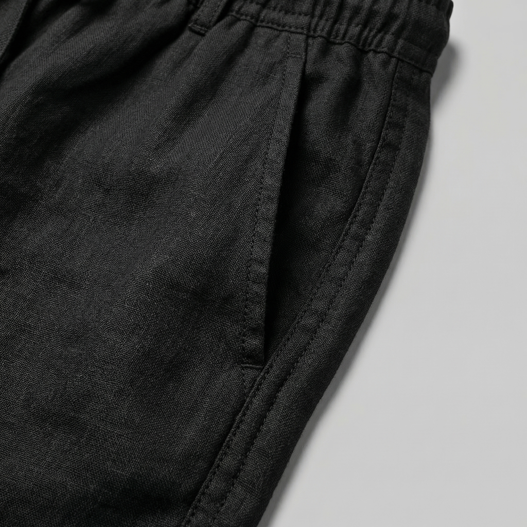Linen Summer Shorts for Men - Lightweight Casual Wear for Warm Weather