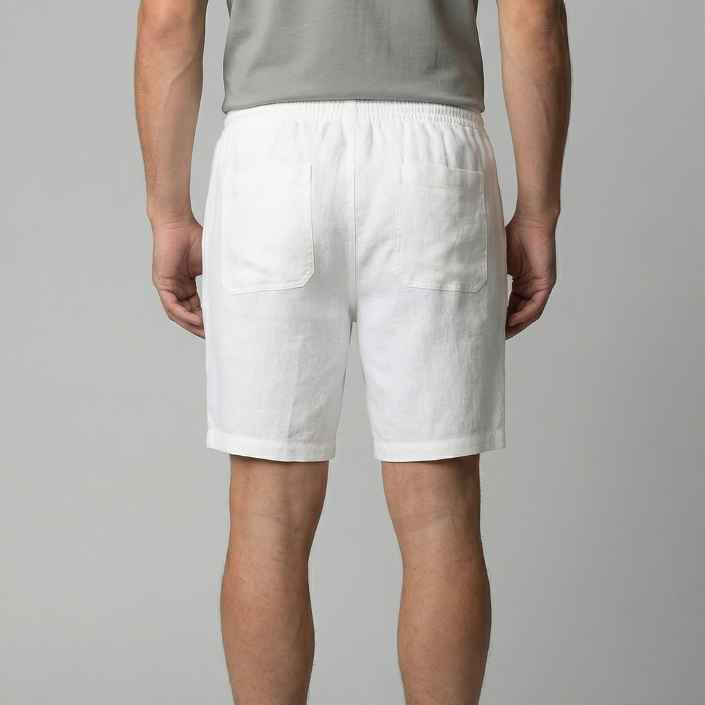 Linen Summer Shorts for Men - Lightweight Casual Wear for Warm Weather
