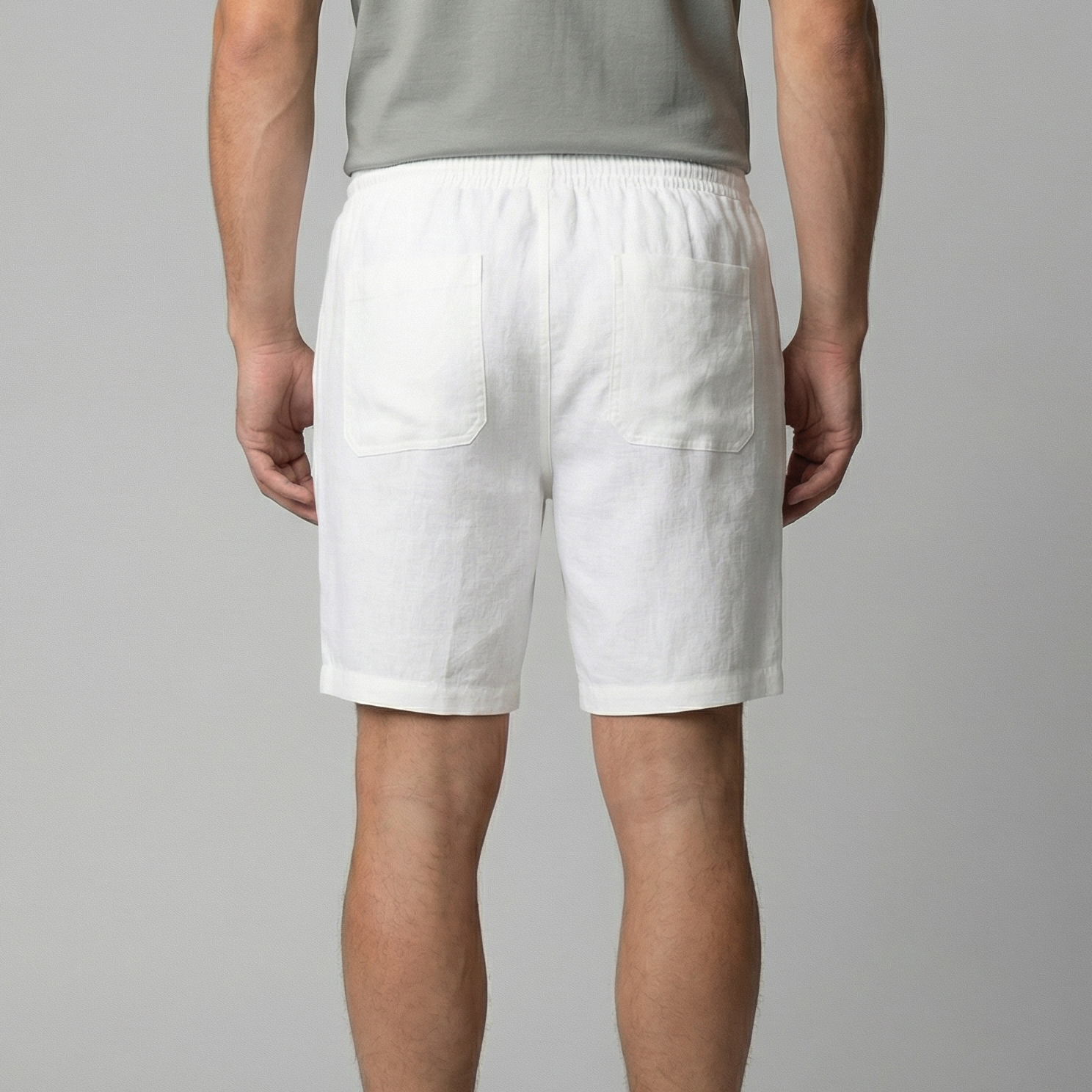 Linen Summer Shorts for Men - Lightweight Casual Wear for Warm Weather
