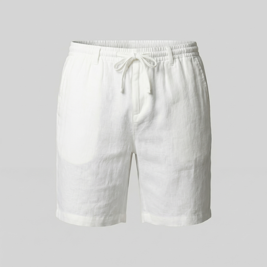 Linen Summer Shorts for Men - Lightweight Casual Wear for Warm Weather
