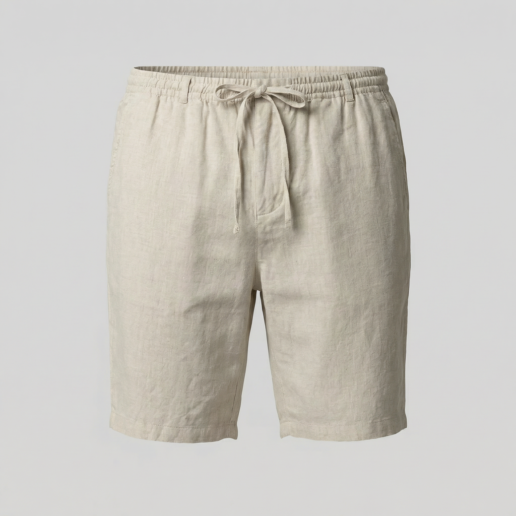 Linen Summer Shorts for Men - Lightweight Casual Wear for Warm Weather
