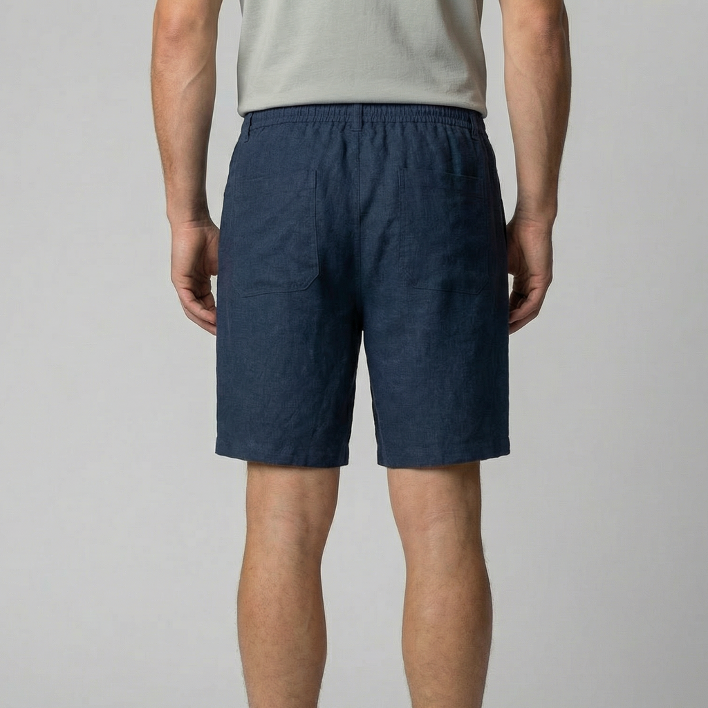 Linen Summer Shorts for Men - Lightweight Casual Wear for Warm Weather