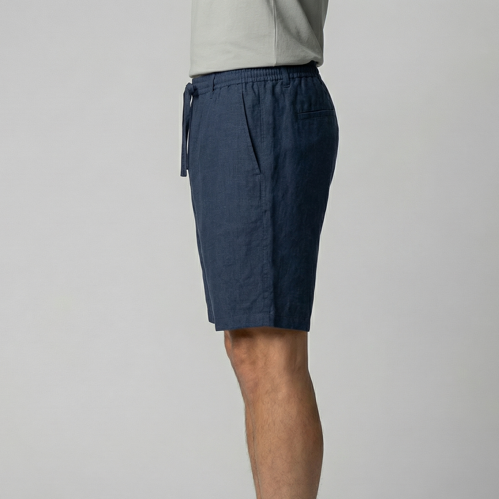 Linen Summer Shorts for Men - Lightweight Casual Wear for Warm Weather