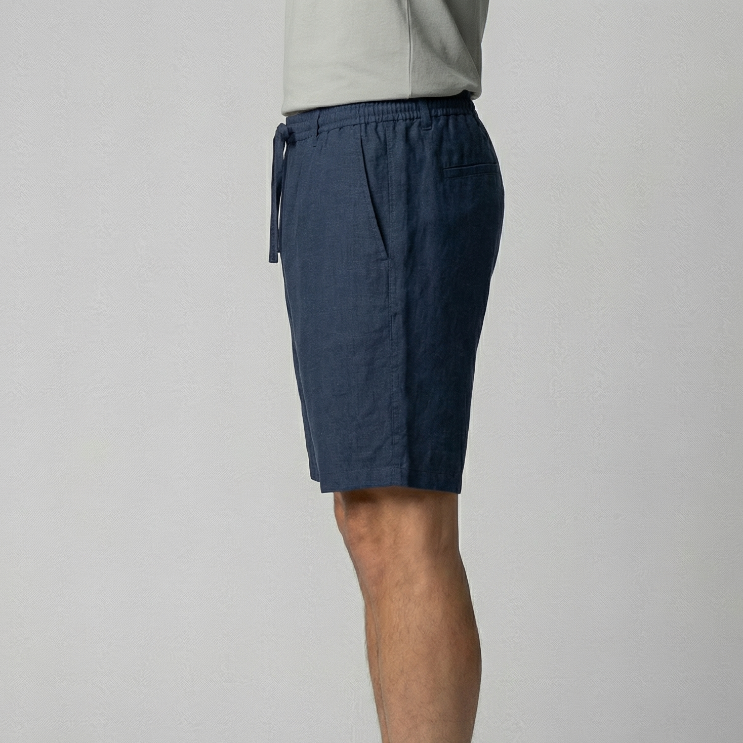Linen Summer Shorts for Men - Lightweight Casual Wear for Warm Weather