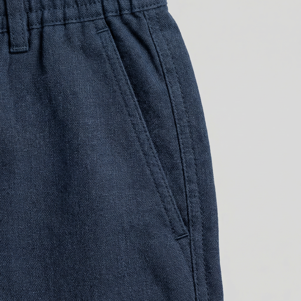 Linen Summer Shorts for Men - Lightweight Casual Wear for Warm Weather