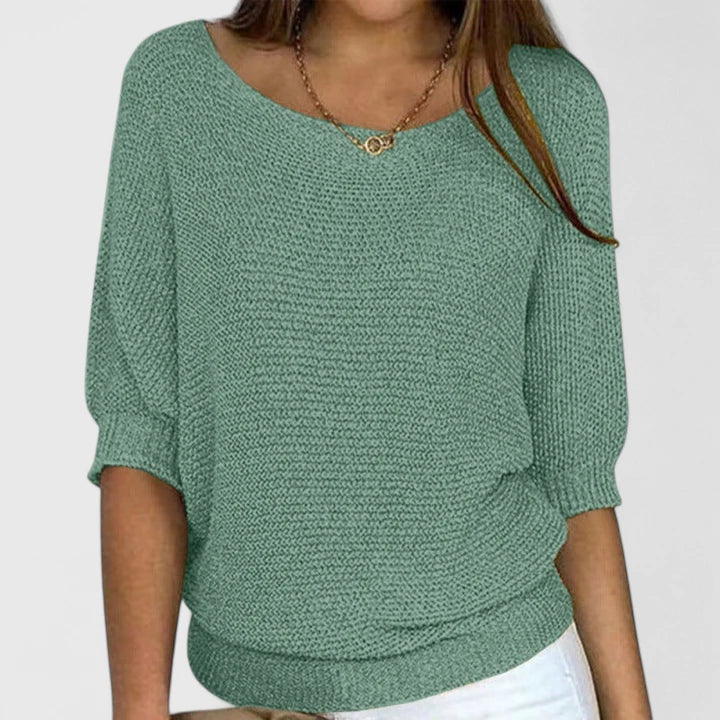 Comfortable Knit Jumper for Everyday Wear in Soft Cotton Blend