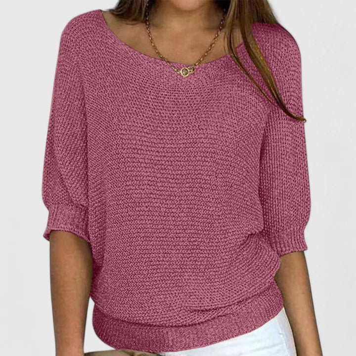 Comfortable Knit Jumper for Everyday Wear in Soft Cotton Blend