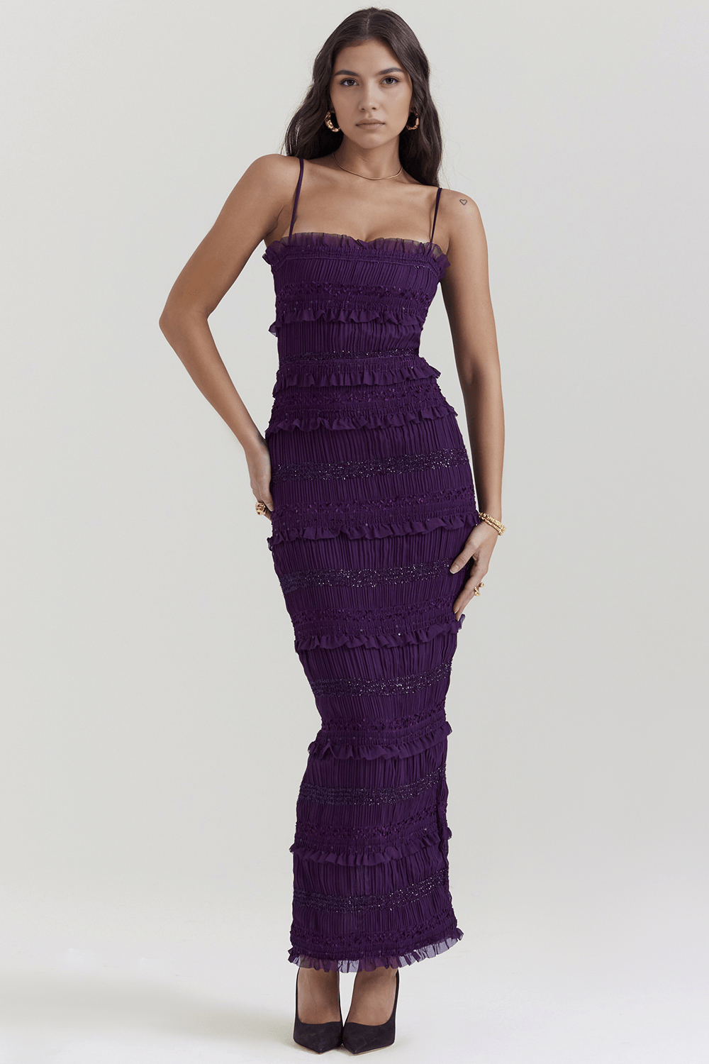 Maxi Dress Women UK – Classic Long Soft Fabric Gown, Day & Night Wear