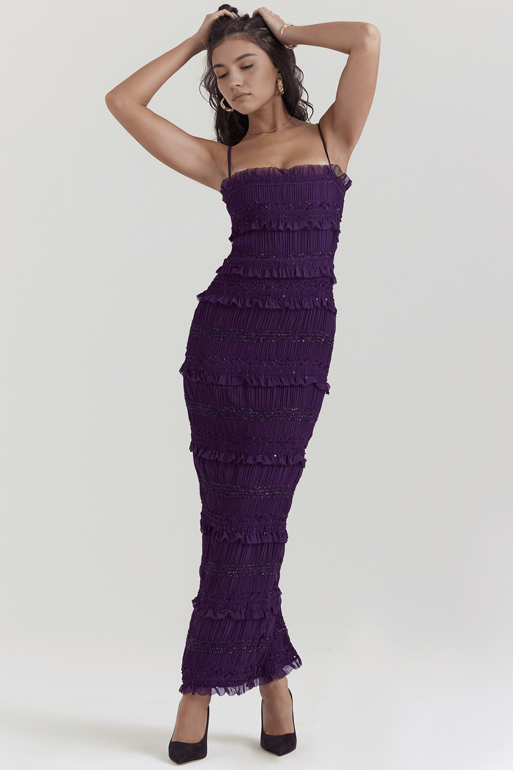 Maxi Dress Women UK – Classic Long Soft Fabric Gown, Day & Night Wear