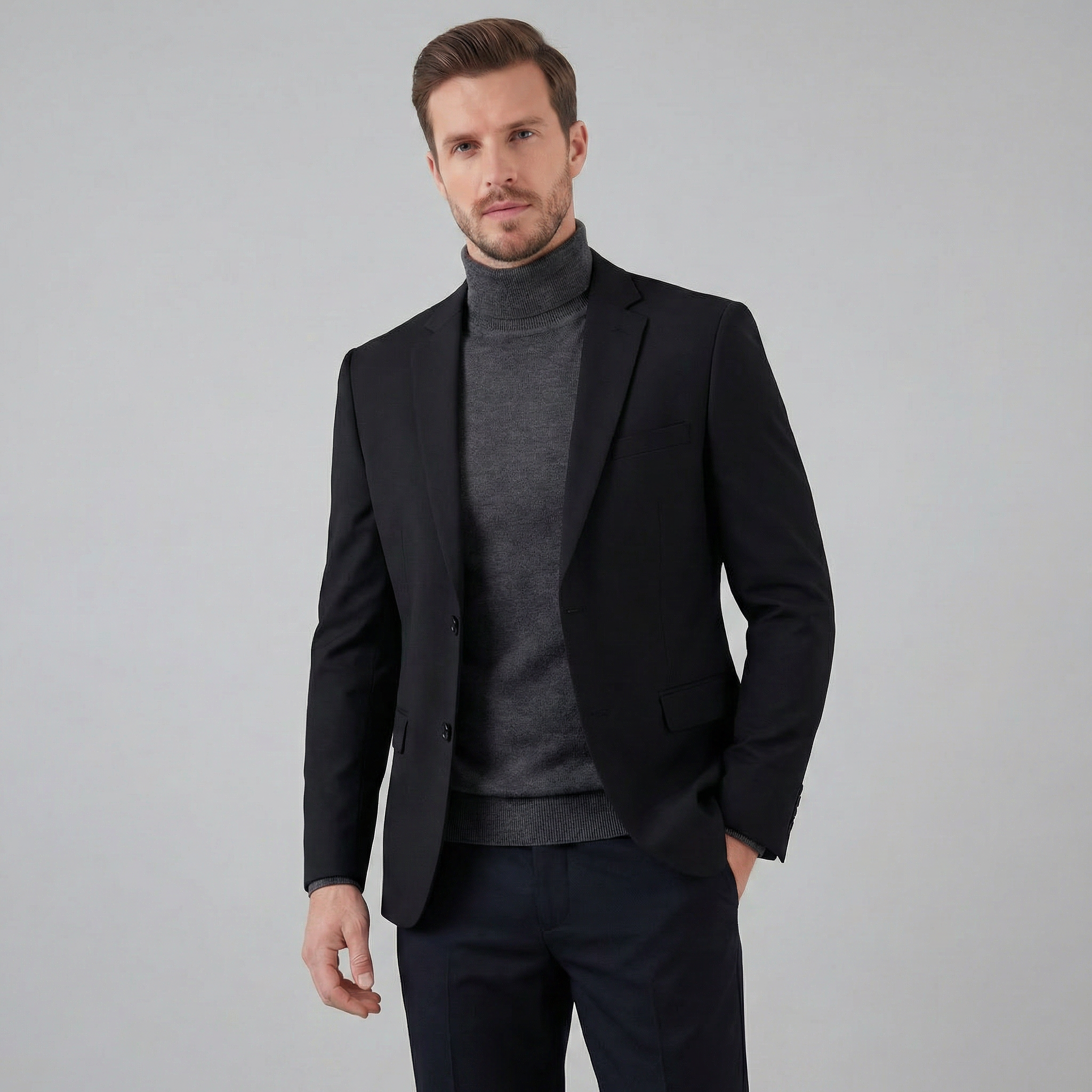 Men's Blazer Jacket - Elegant Design, Tailored Fit for Business & Formal Wear