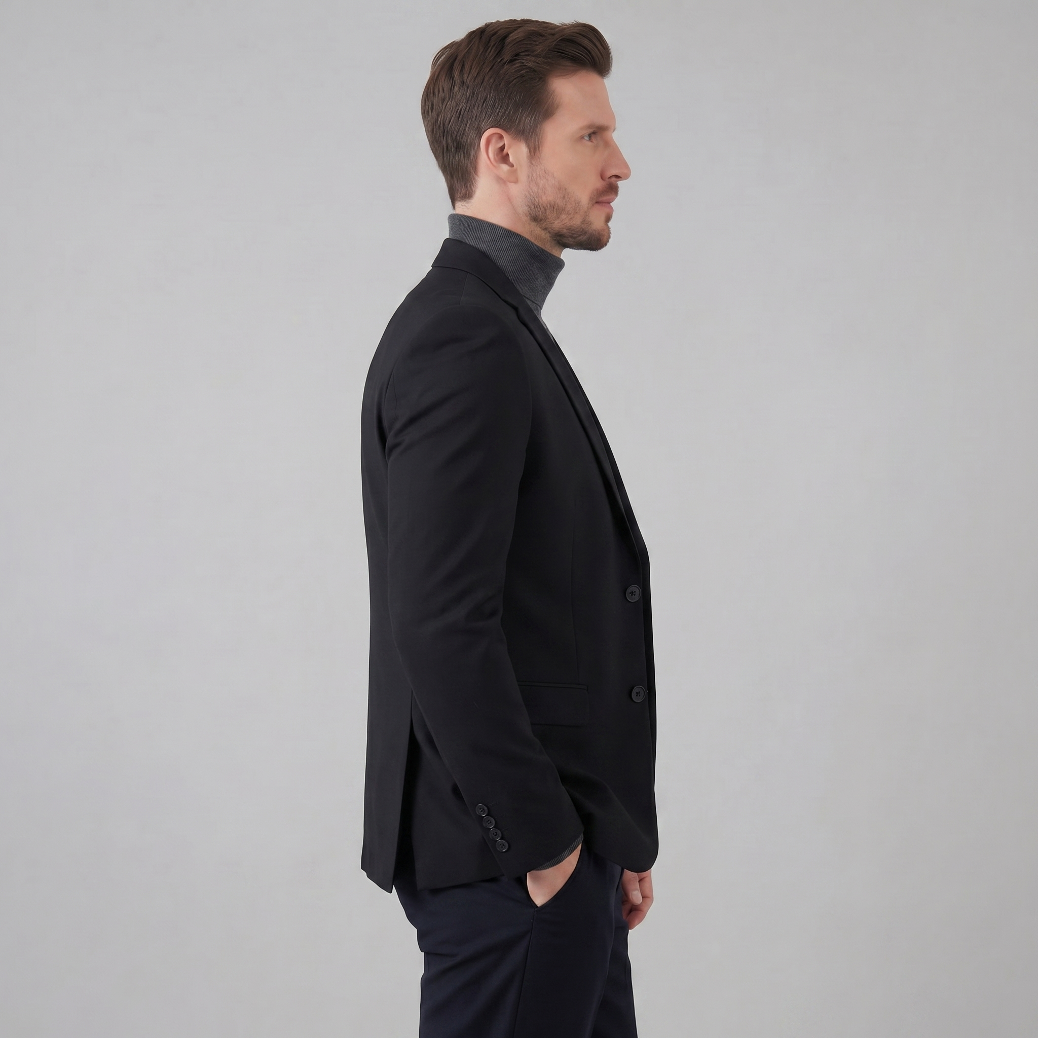 Men's Blazer Jacket - Elegant Design, Tailored Fit for Business & Formal Wear