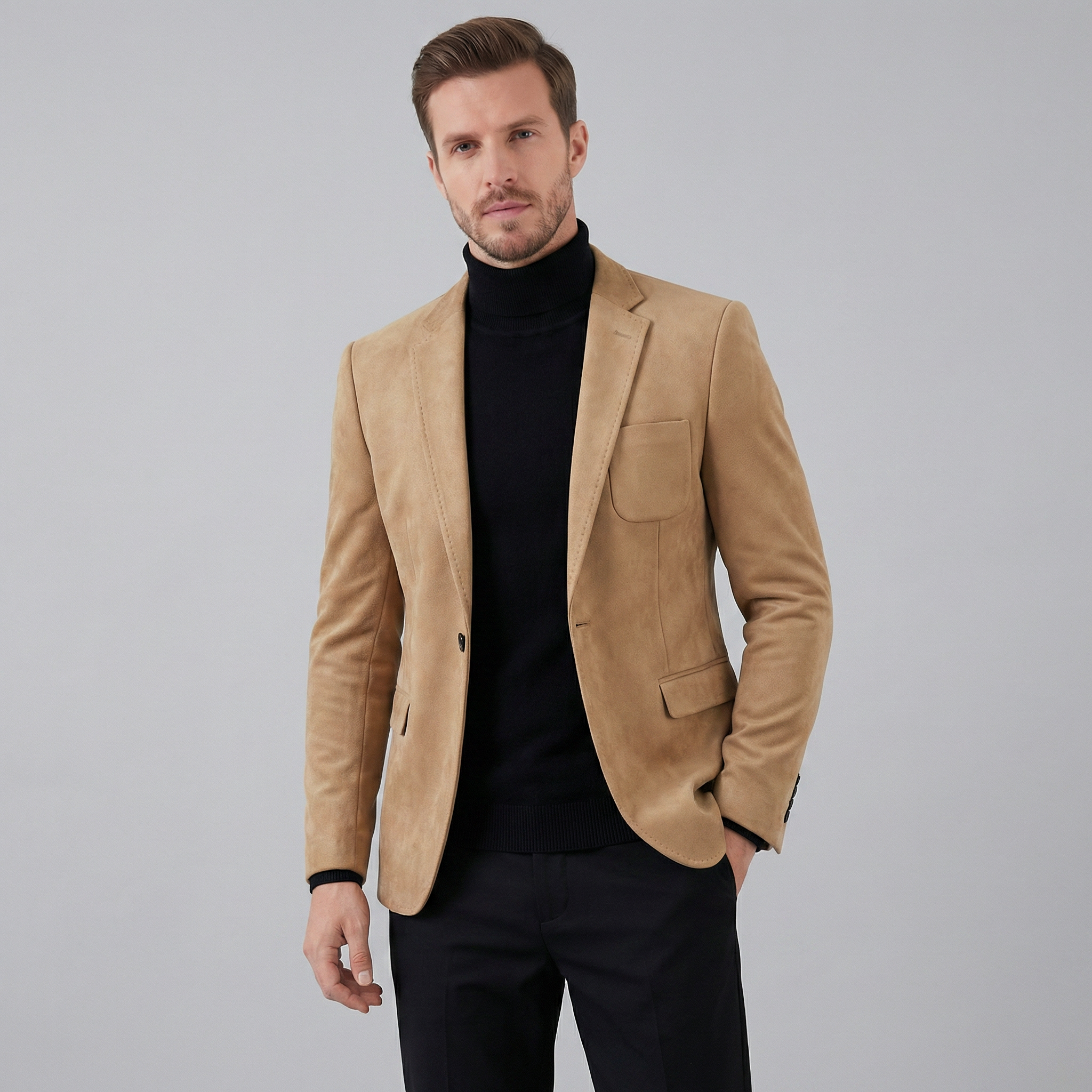 Men's Blazer Jacket - Stylish Tailored Design for Formal and Casual Wear