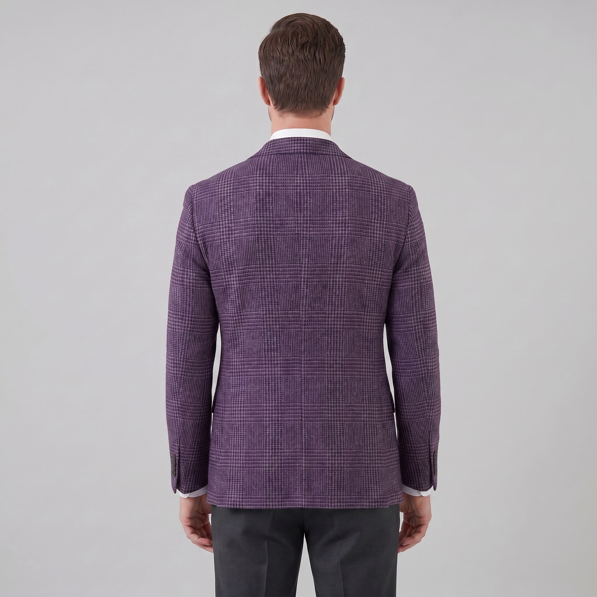 Men's Casual Check Blazer Jacket - Lightweight Sport Coat for Everyday Wear