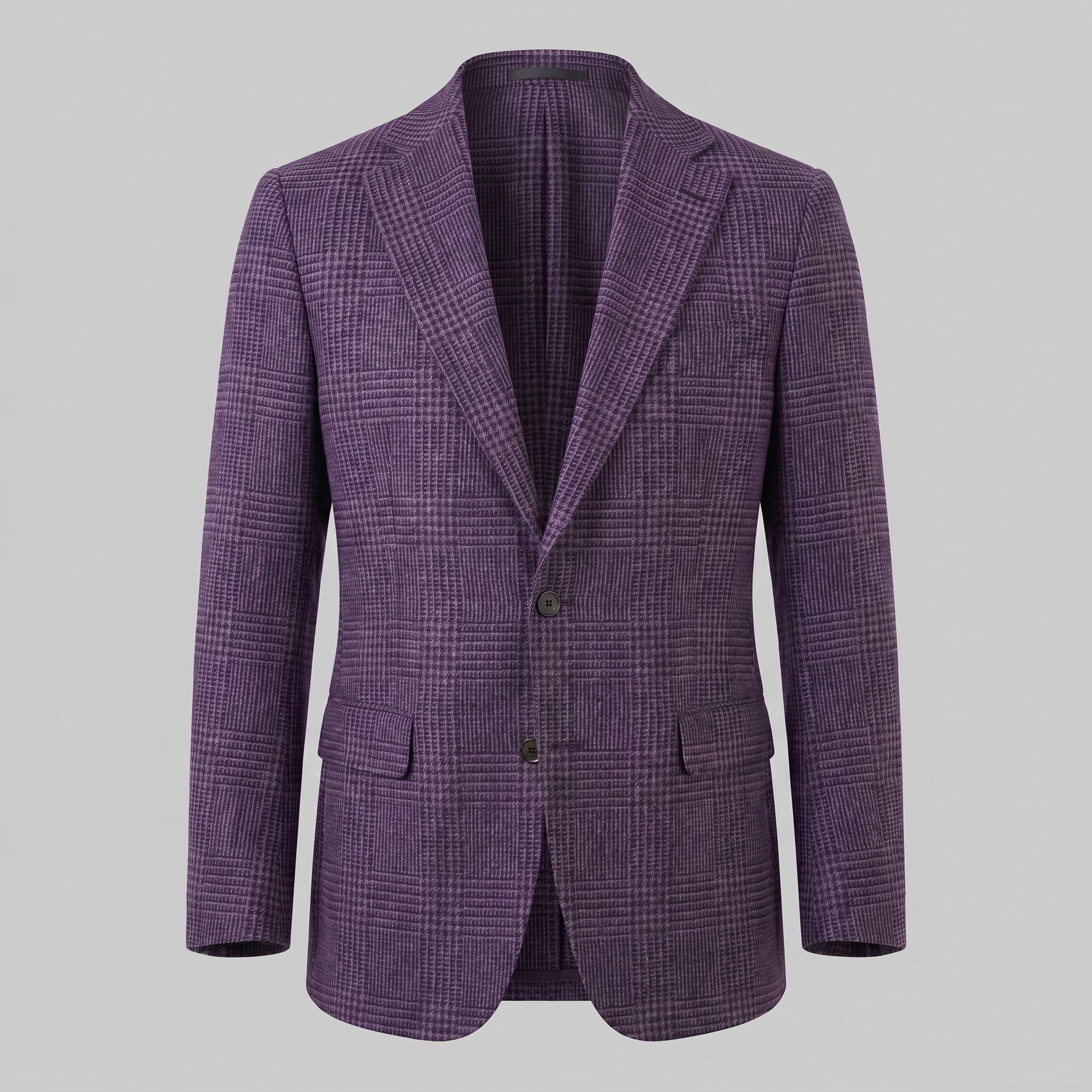 Men's Casual Check Blazer Jacket - Lightweight Sport Coat for Everyday Wear