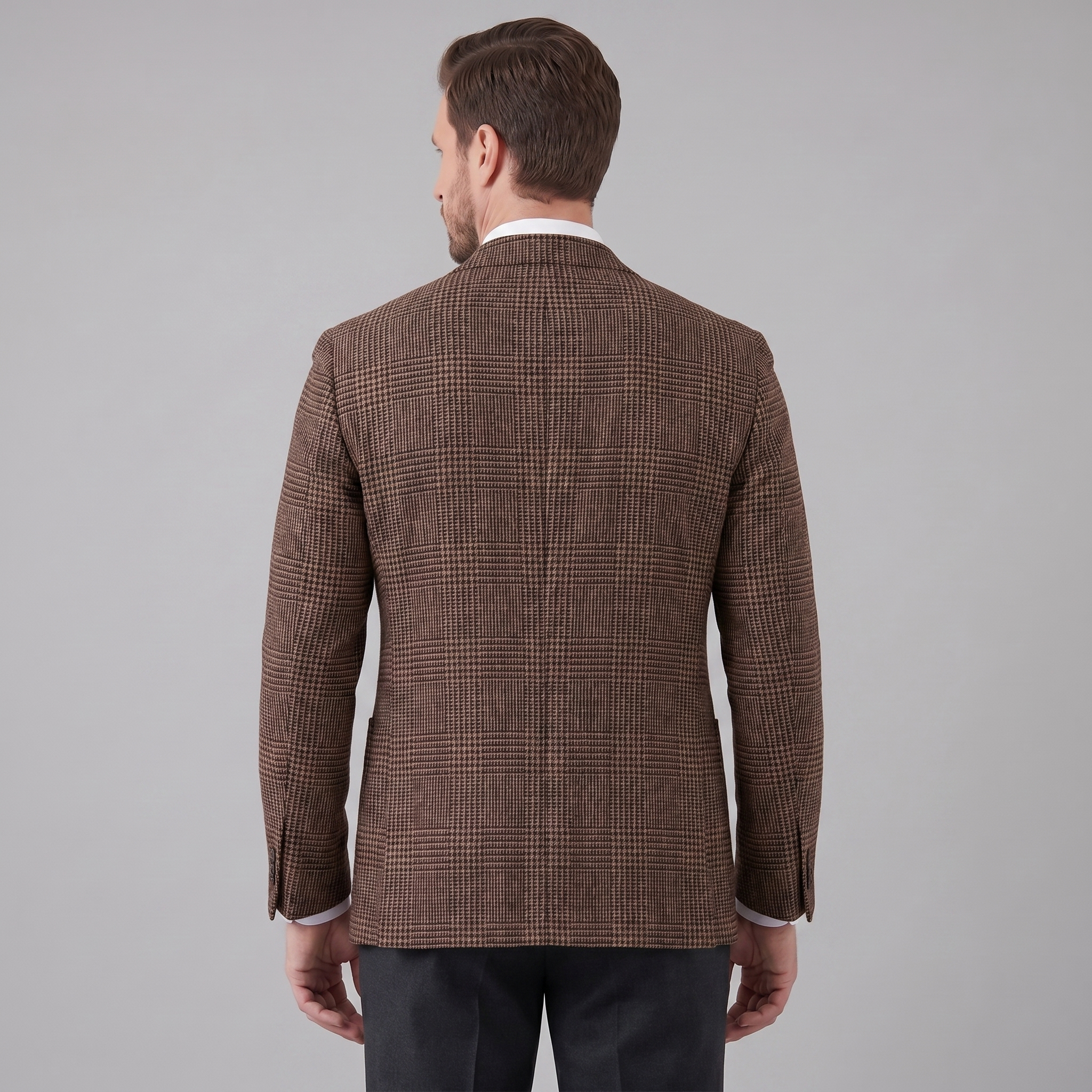 Men's Casual Check Blazer Jacket - Lightweight Sport Coat for Everyday Wear