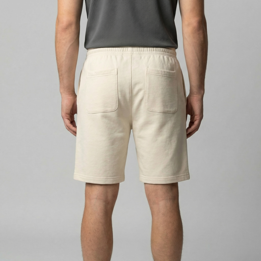 Men's Casual Drawstring Shorts - Lightweight Cotton Blend for Everyday Wear