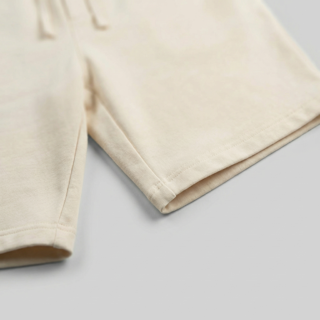 Men's Casual Drawstring Shorts - Lightweight Cotton Blend for Everyday Wear