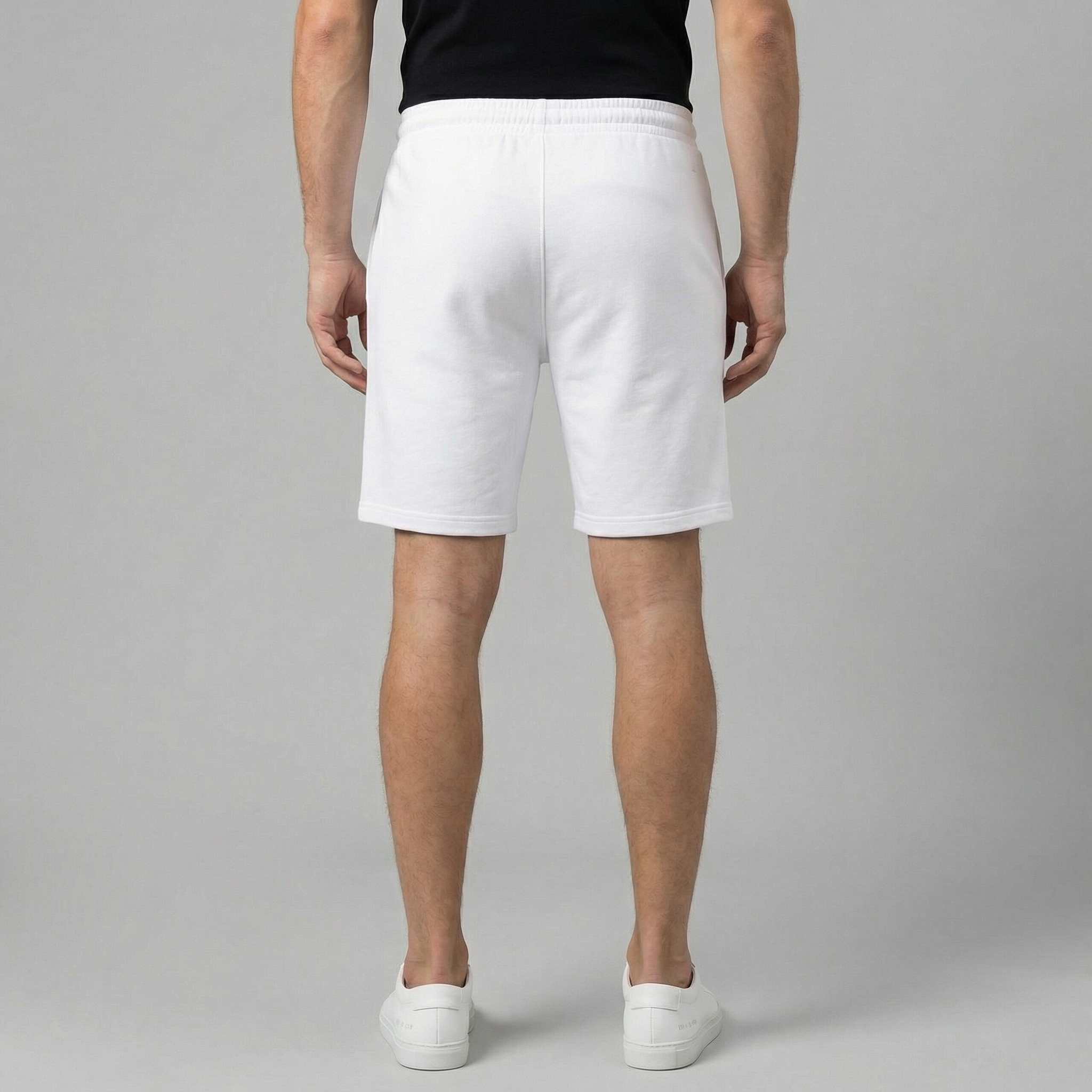 Men's Casual Drawstring Shorts - Lightweight Cotton Blend for Everyday Wear