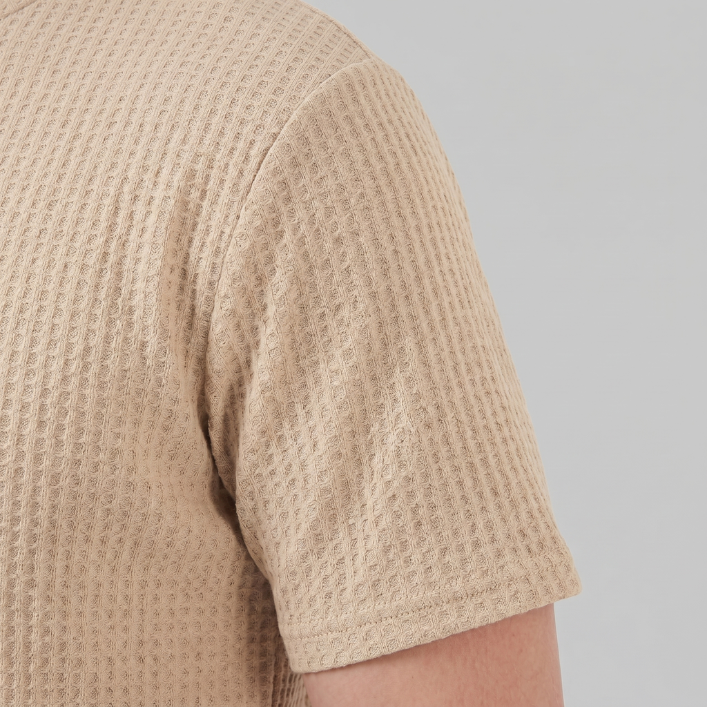 Men's Casual Structured Cotton T-Shirt for Summer Wear