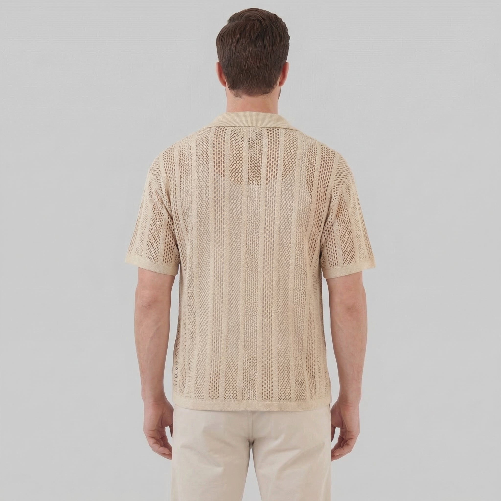 Men's Casual Summer Shirt - Lightweight Cotton Short Sleeve Top