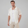 Men's Casual Summer Shirt - Lightweight Cotton Short Sleeve Top