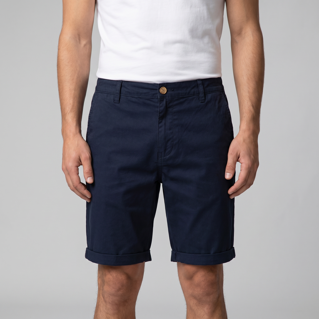 Men's Chino Shorts - Classic Fit, Cotton Fabric for Casual Wear