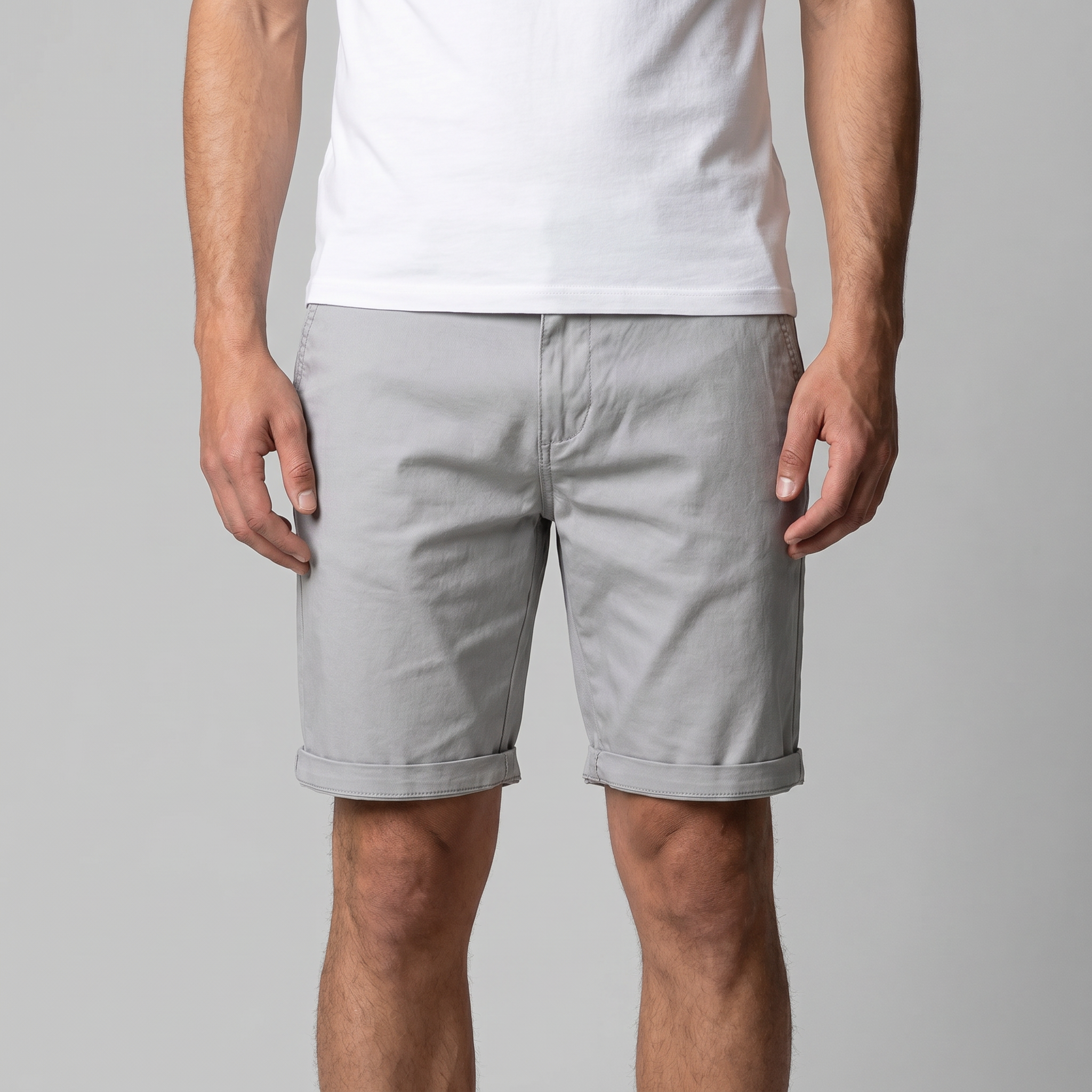 Men's Chino Shorts - Classic Fit, Cotton Fabric for Casual Wear