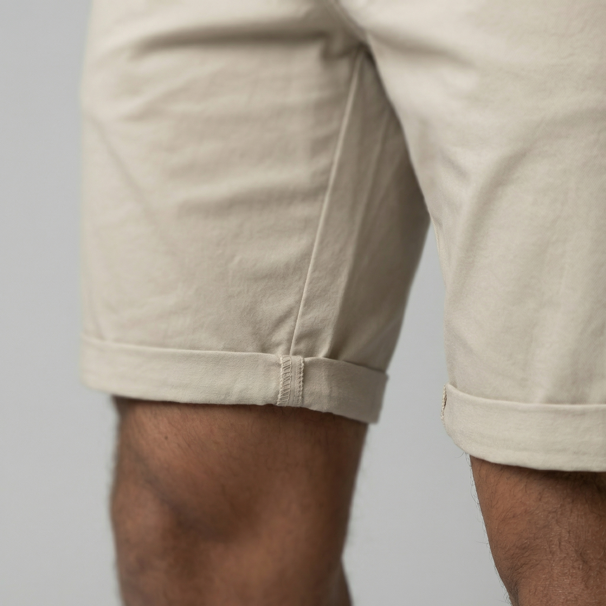 Men's Chino Shorts - Cotton Blend - Classic Fit - Casual Summer Wear