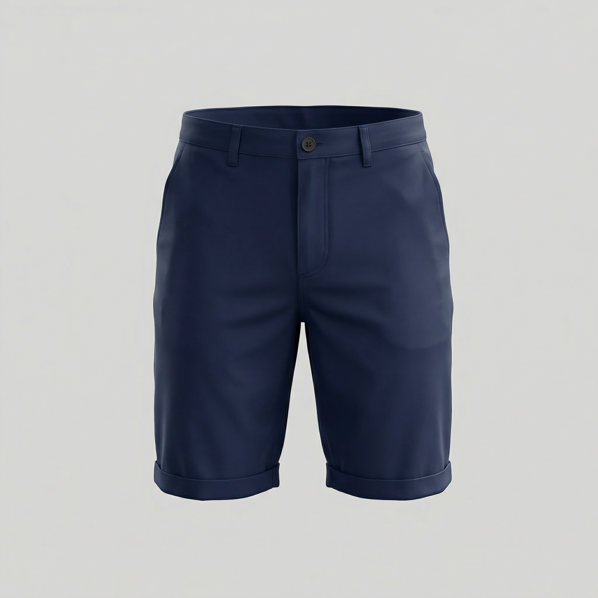 Men's Chino Shorts - Cotton Blend - Classic Fit - Casual Summer Wear