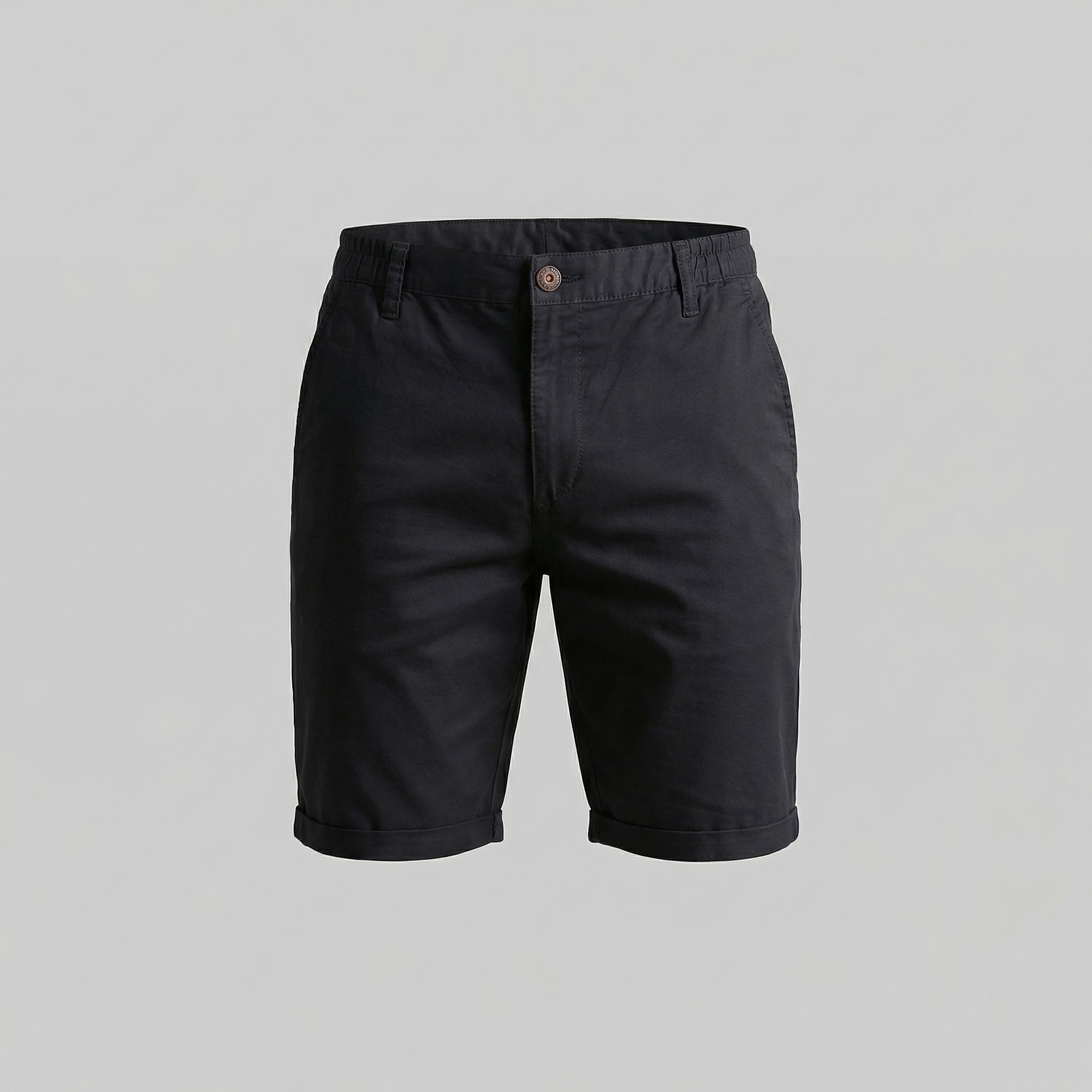 Men's Chino Shorts - Cotton Blend - Classic Fit - Casual Summer Wear